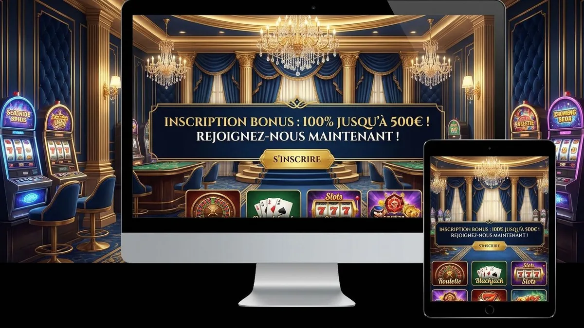 Inscription avec bonus